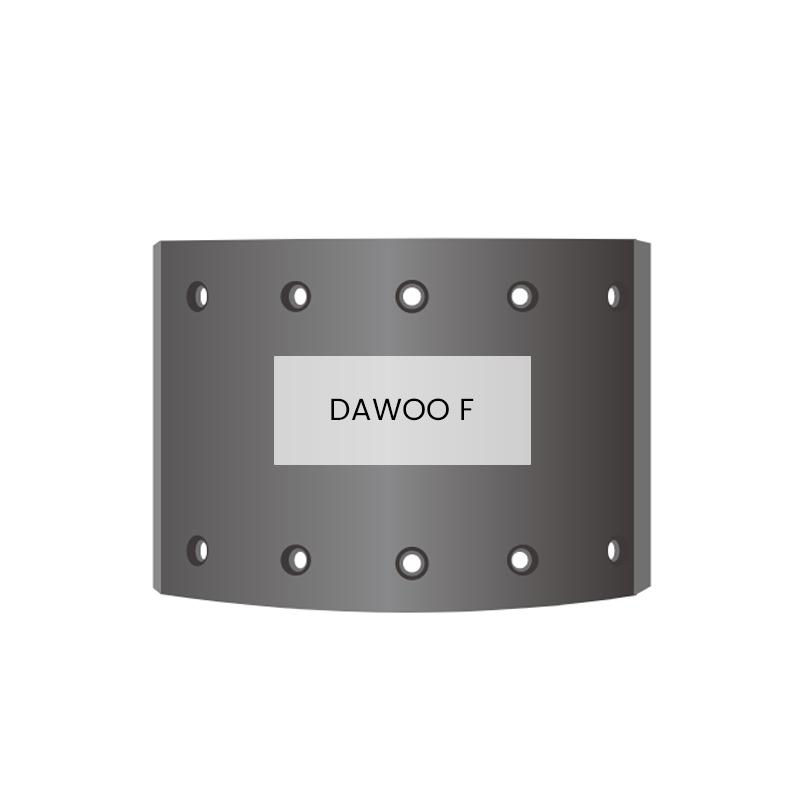 DAWOO F Fren balatası Kore Kamyon Fren Otomobil Parçaları 16mm Kalınlık